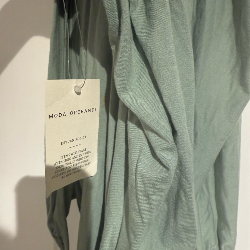 Chic Asymmetrical Green Dress | Moda Operandi LONG SAILOR BAMBOO DRESS - Picture 2 of 6
